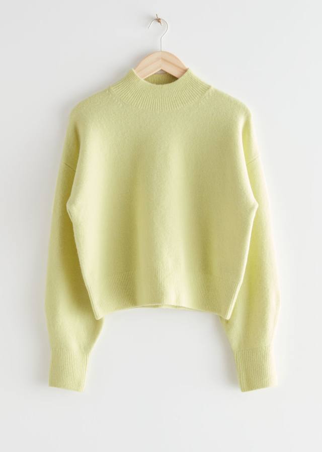 Mock neck sweater