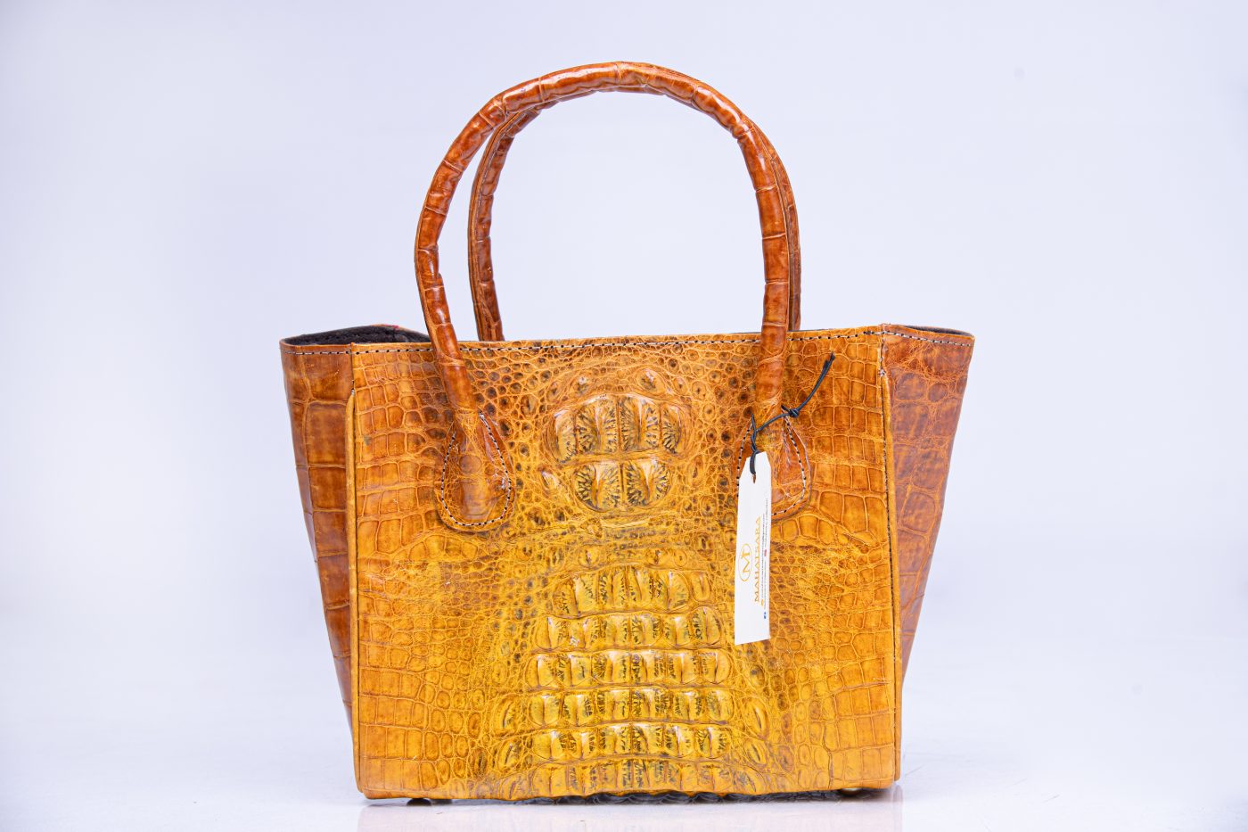 sac en vraie cuir de croco MAHATSARA