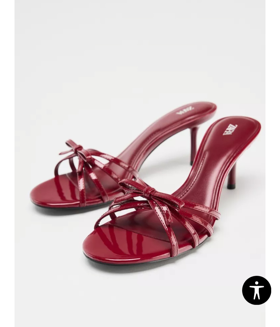 Sandale à talon Zara